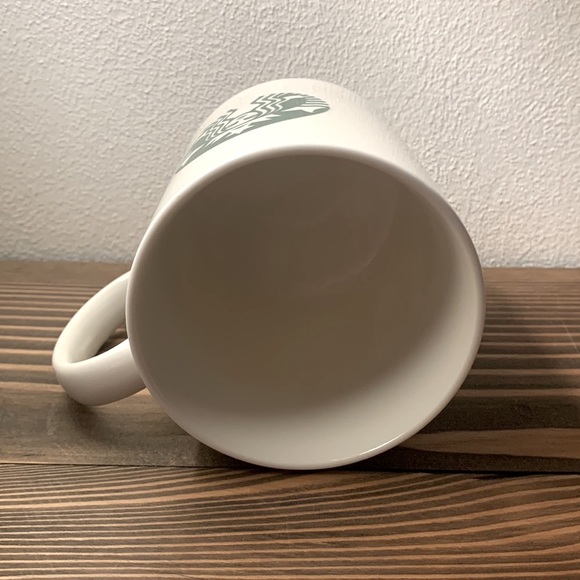 2014 Starbucks White Coffee Mug 14 fl oz., Iconic Green Mermaid Siren Logo - Picture 5 of 12